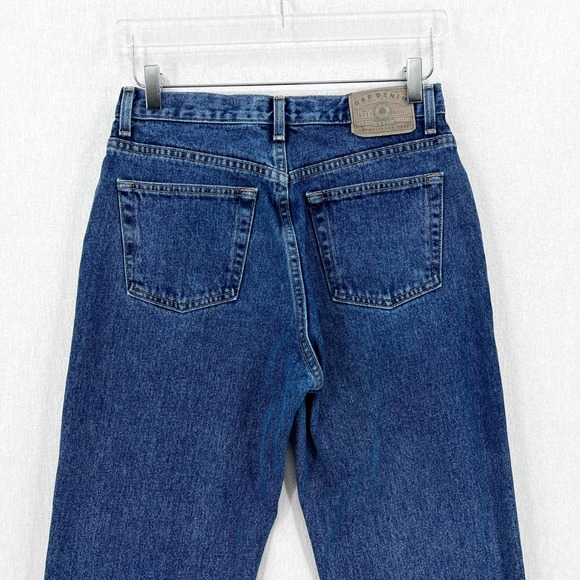 VINTAGE GAP Jeans Womens 27 28 Blue Loose Fit High Rise Rigid Medium wash Y2K - Picture 4 of 14